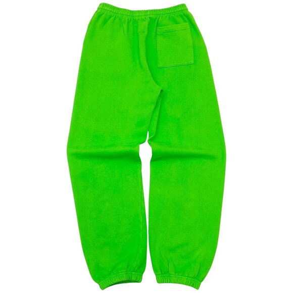 Sp5der P*NK V2 Rhinestone Sweatpants Bright Green | Spider Worldwide - Picture 2 of 5